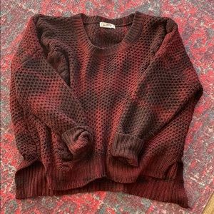 Knot Sisters Cropped Cable Knit Pullover